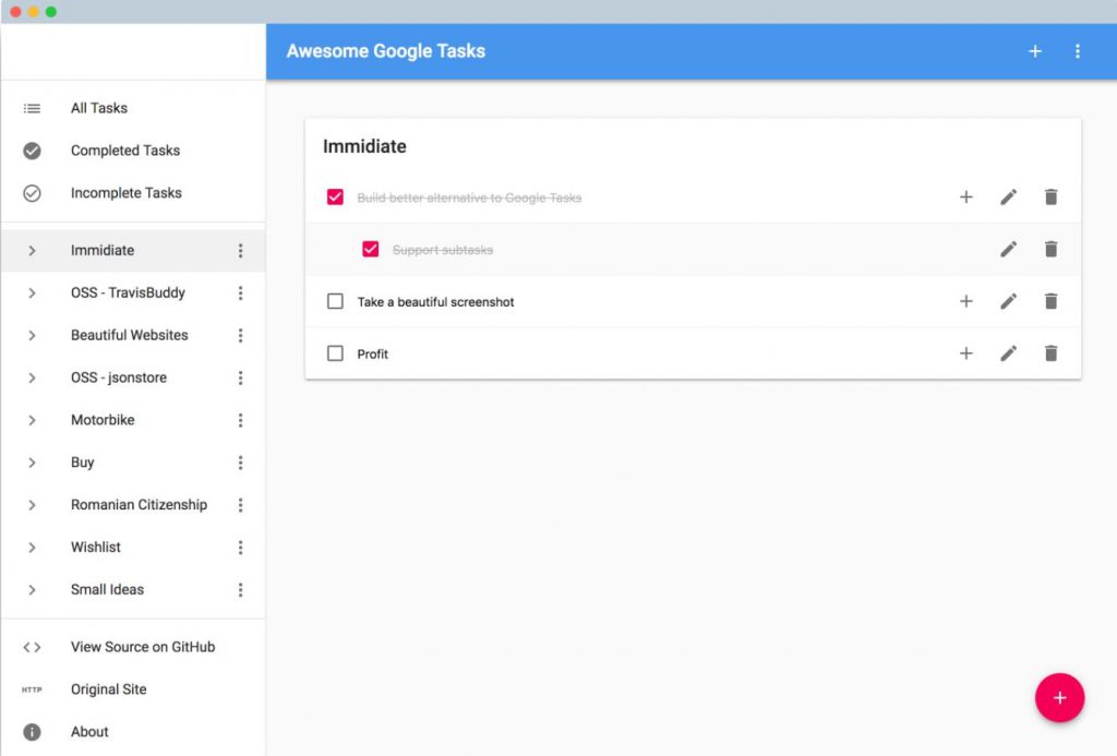 Phần mềm quản lý công việc Google Tasks