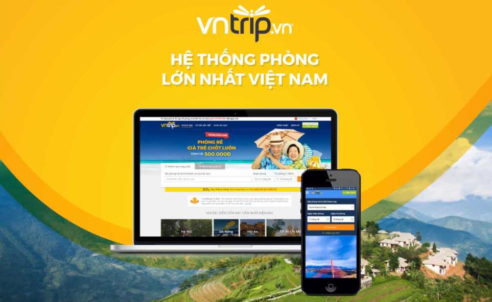 VNTrip: Dịch vụ đặt phòng khách sạn online