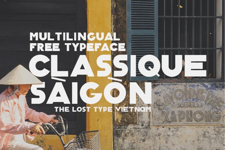 font Vintage Saigon Xưa