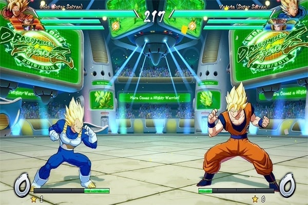 giao diện game dbz crack