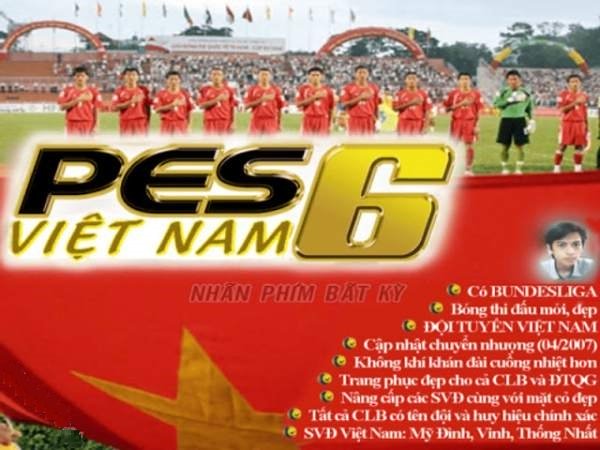 Giới thiệu Pes6 Việt hóa online