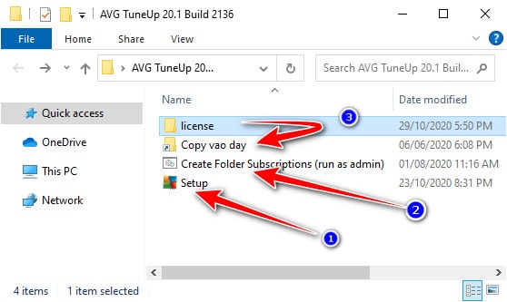 Nhấn chuột phải vào file Create Folder Subscriptions (run as admin).bat sau đó chọn Run as Adminstrator