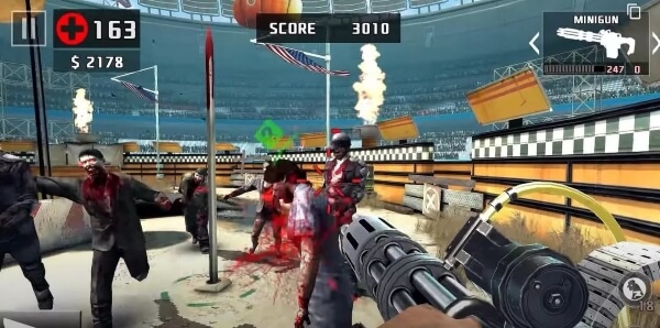 lối chơi bắn zombie mod mobile