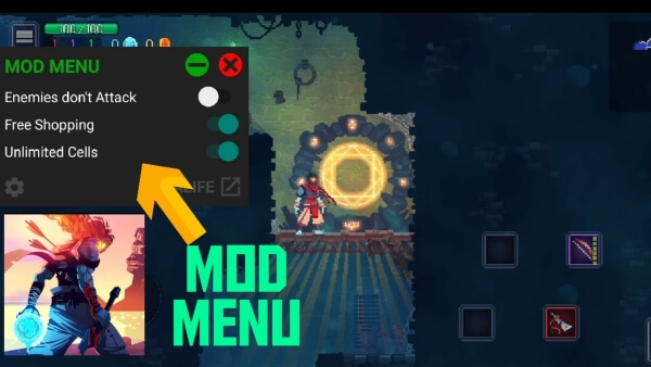 mod menu dead cells hack