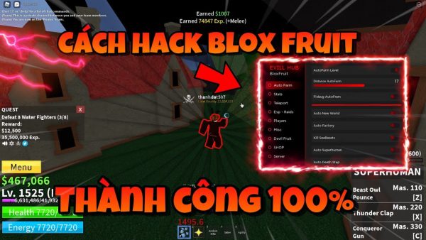 tính năng đặc biệt của bản hack blox fruit