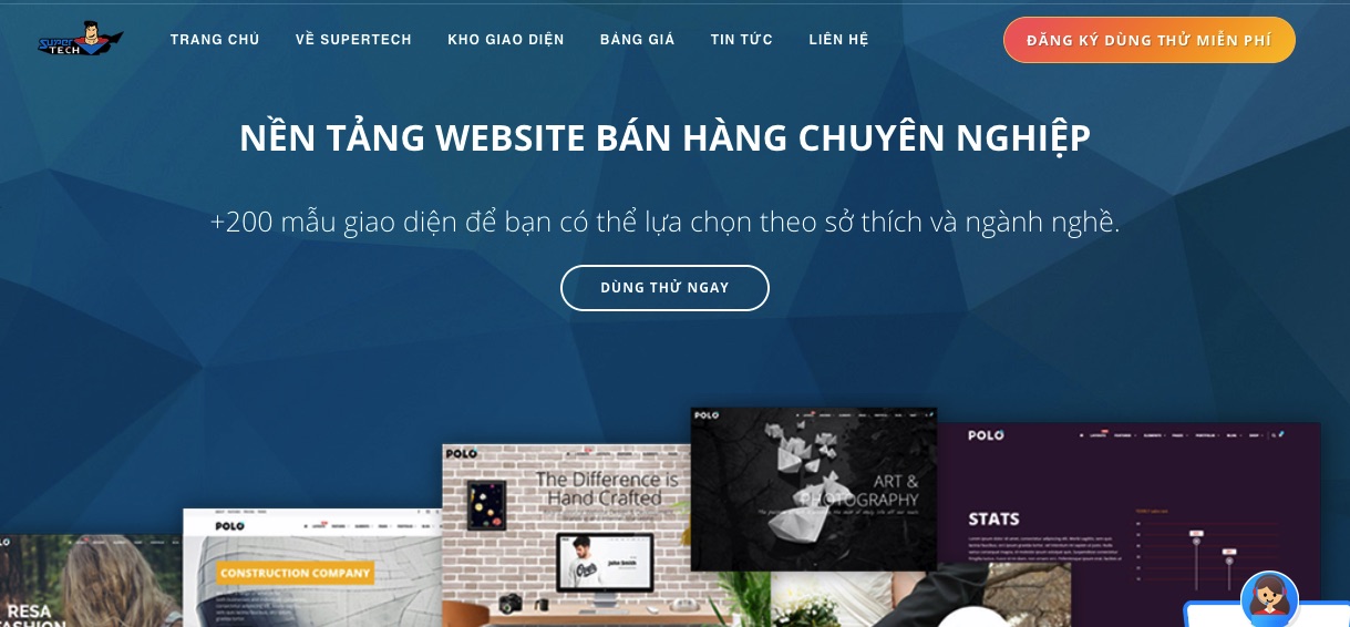 Suppertech - công ty thiết kế website Cà Mau uy tín