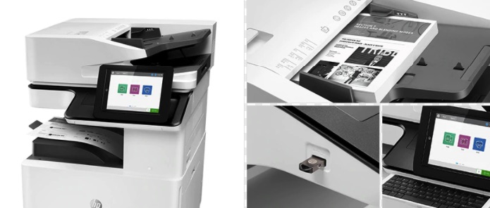 Máy photocopy màu HP Laserjet Managed MFP E72530