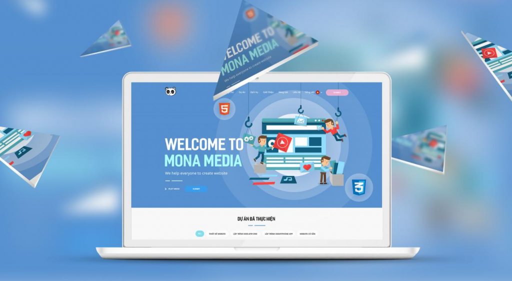Công ty thiết kế website nhà hàng chuẩn SEO Mona Media