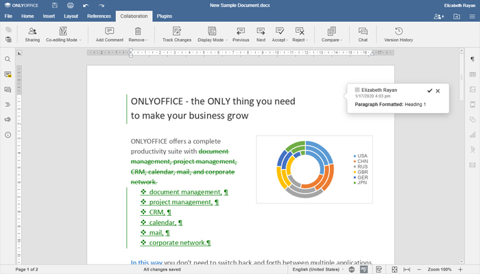 Phần mềm đánh văn bản - OnlyOffice