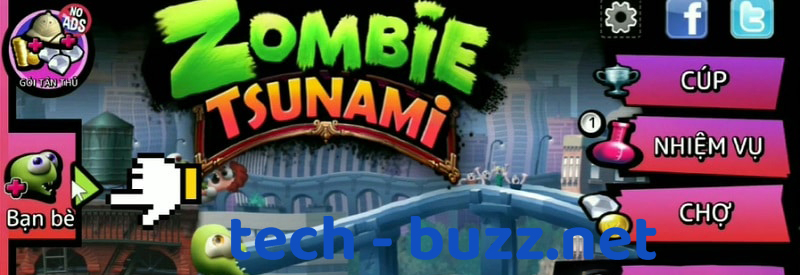 cài đặt game Zombie Tsunami thế nào