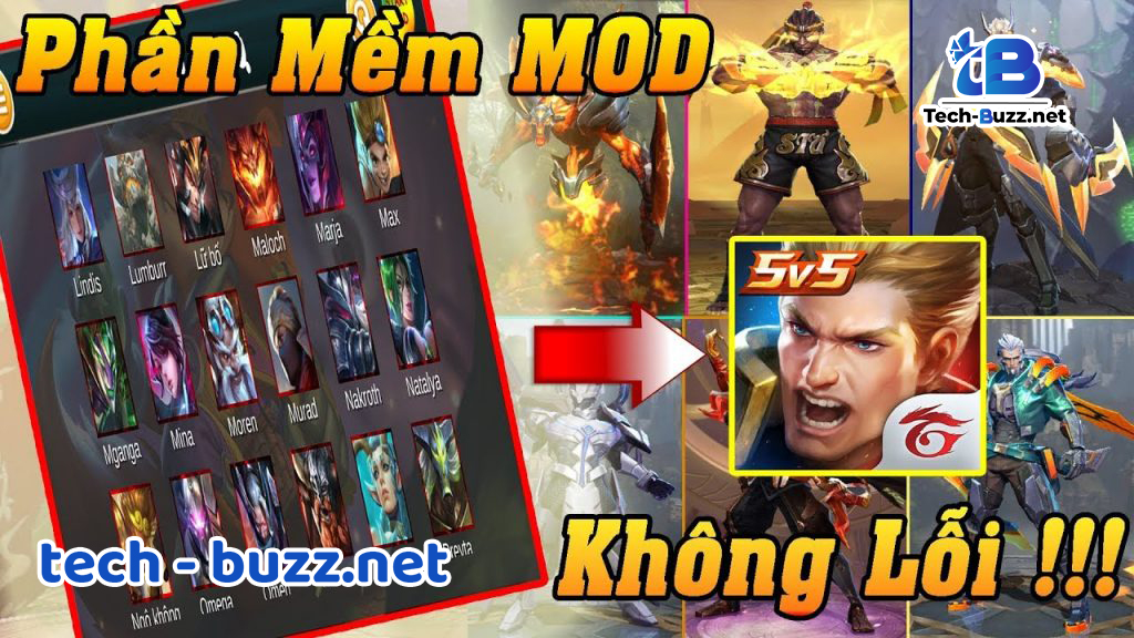 mod trang phục liên quân có hiệu ứng