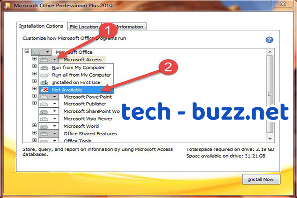 cài đặt Office 2010 bước 5 - Tech Buzz