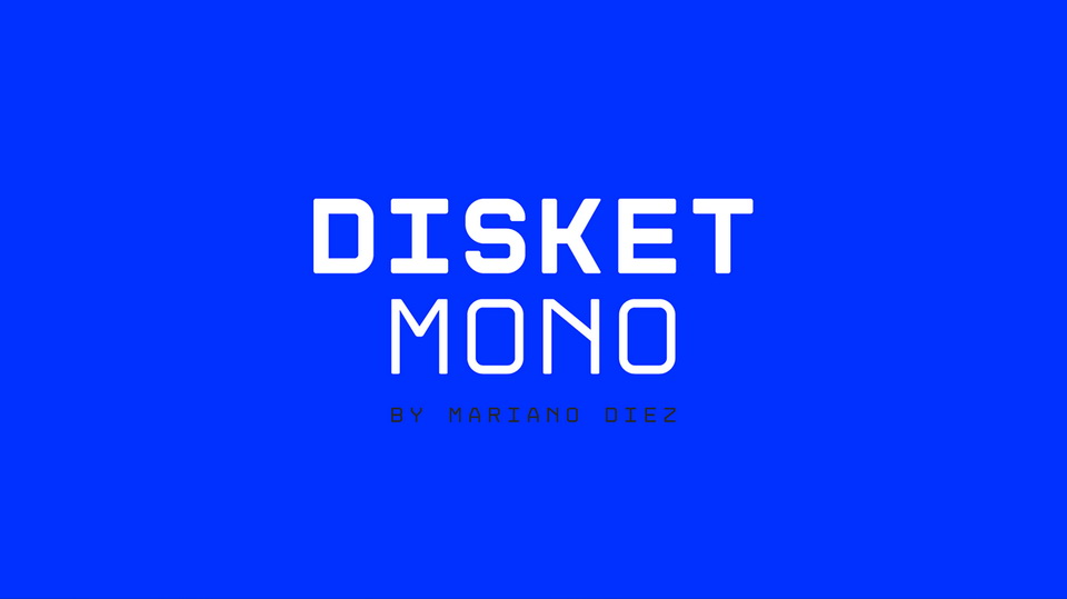 phông chữ disket mono