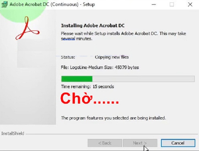chờ đợi install Adobe Acrobat 2022 full crack