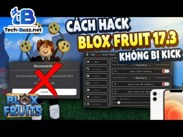 Tải Hack Blox Fruit Update 21 (Auto Farm) V34 APK trên điện thoại