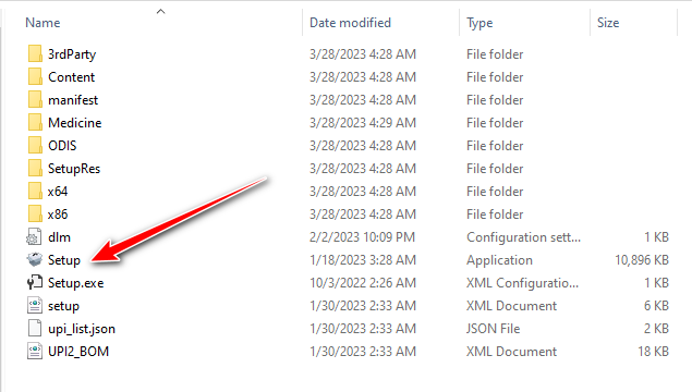 Tiến hành giải nén và chạy File Setup.