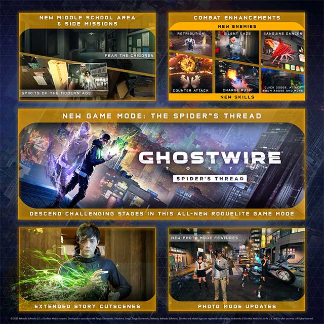 Spider’s Thread là nội dung mới cập nhật cho Ghostwire: Tokyo