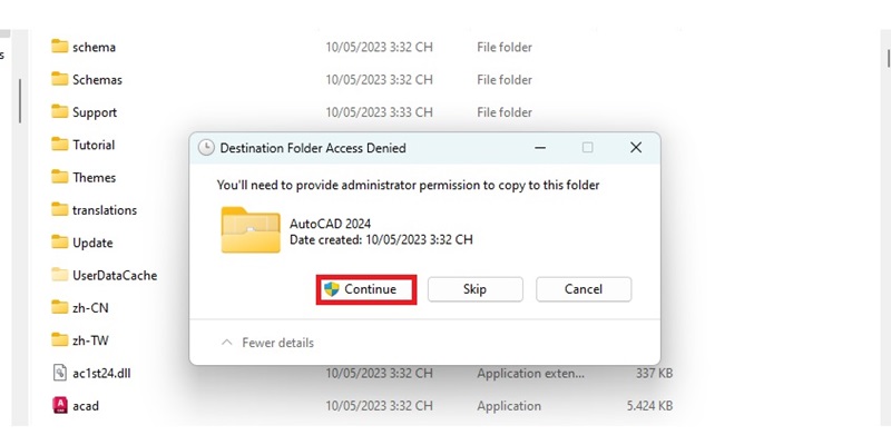 dán tệp “Autodesk License Patcher Installer” vào đường dẫn