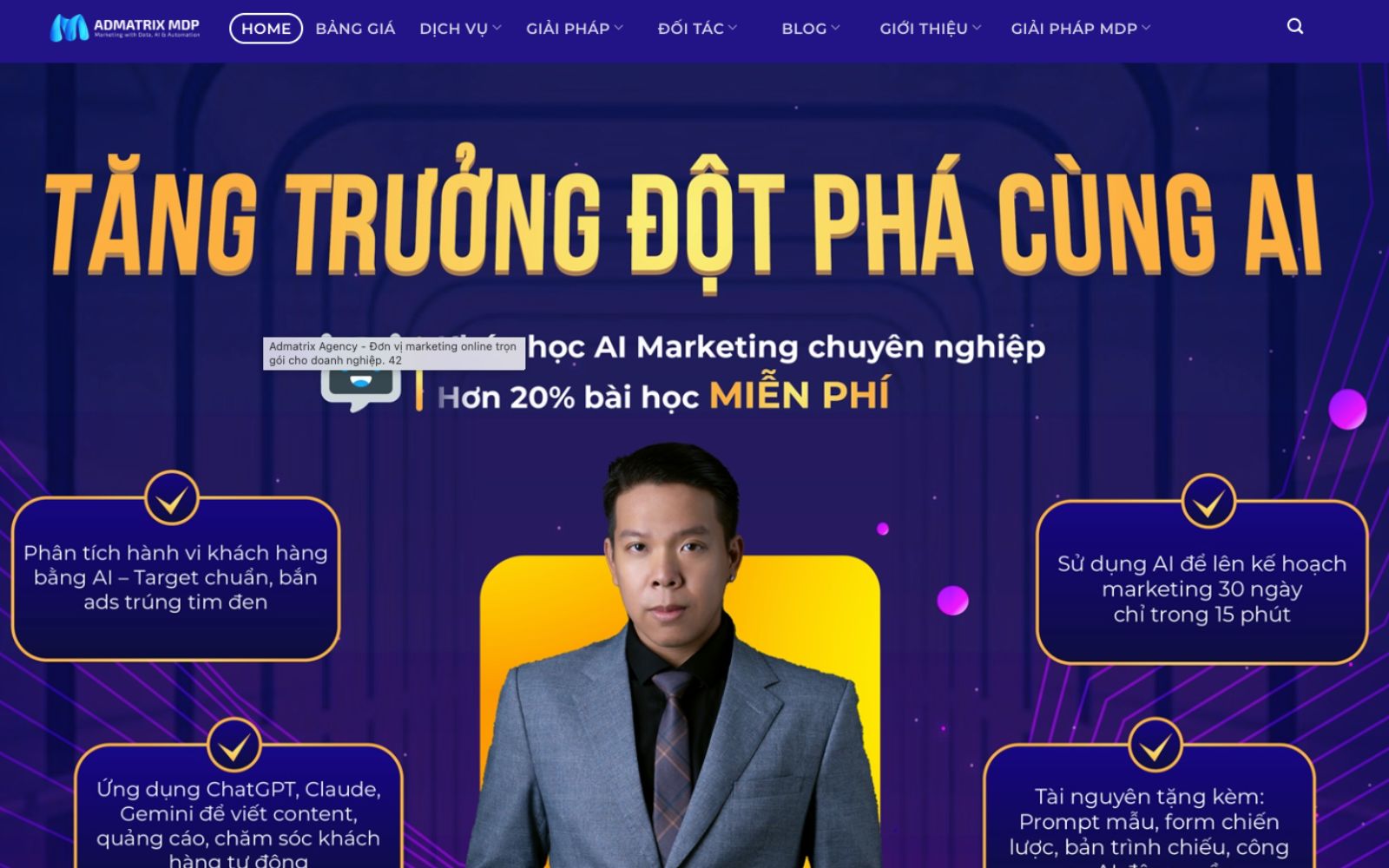 Admatrix Agency offers a Facebook Ads rental service