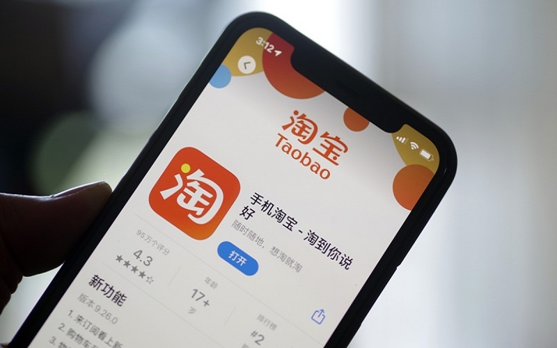 app Taobao bắt đăng nhập khi vào app