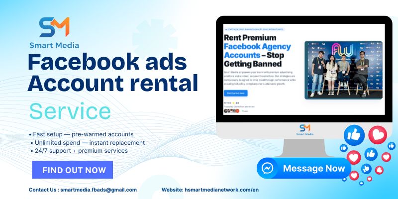 Smart Media — Facebook Ads Account Rental Service