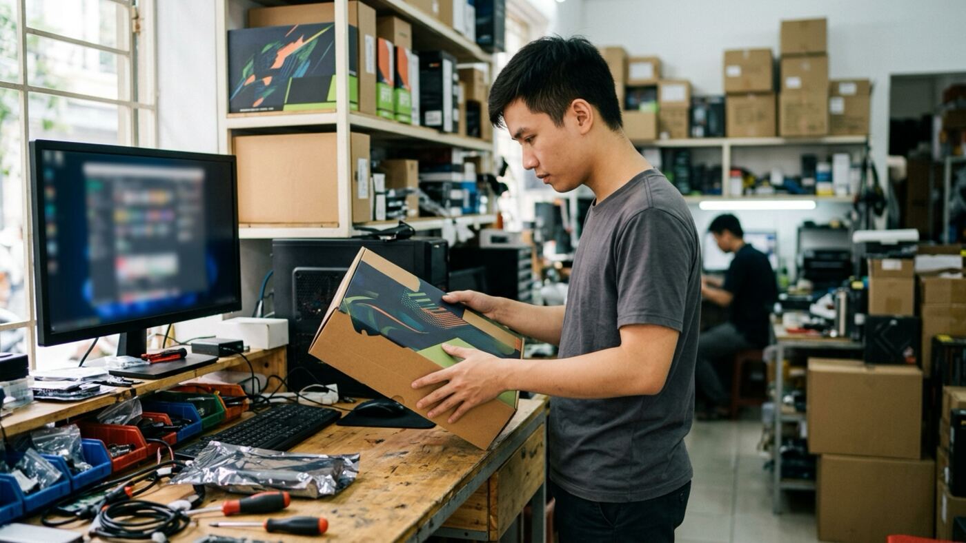 Chủ shop linh kiện tìm hiểu thu hộ là gì khi đóng gói